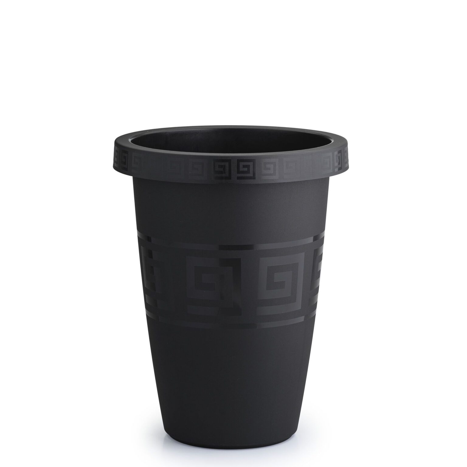 Vaso Grego Redondo Litros Preto Plasmont